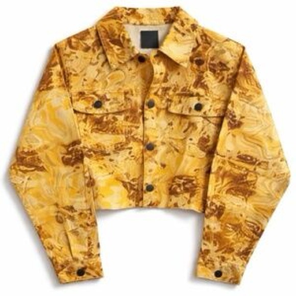 Wild Fable Yellow Patterned Jacket - Picture 2 of 3